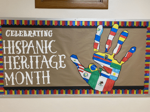 hispanic culture bulletin board school
