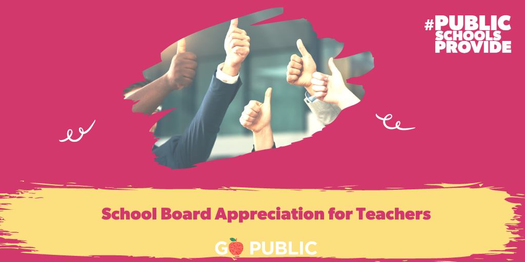 school board appreciation for teachers