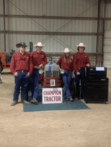 Southside FFA agriculture mechanics competition.