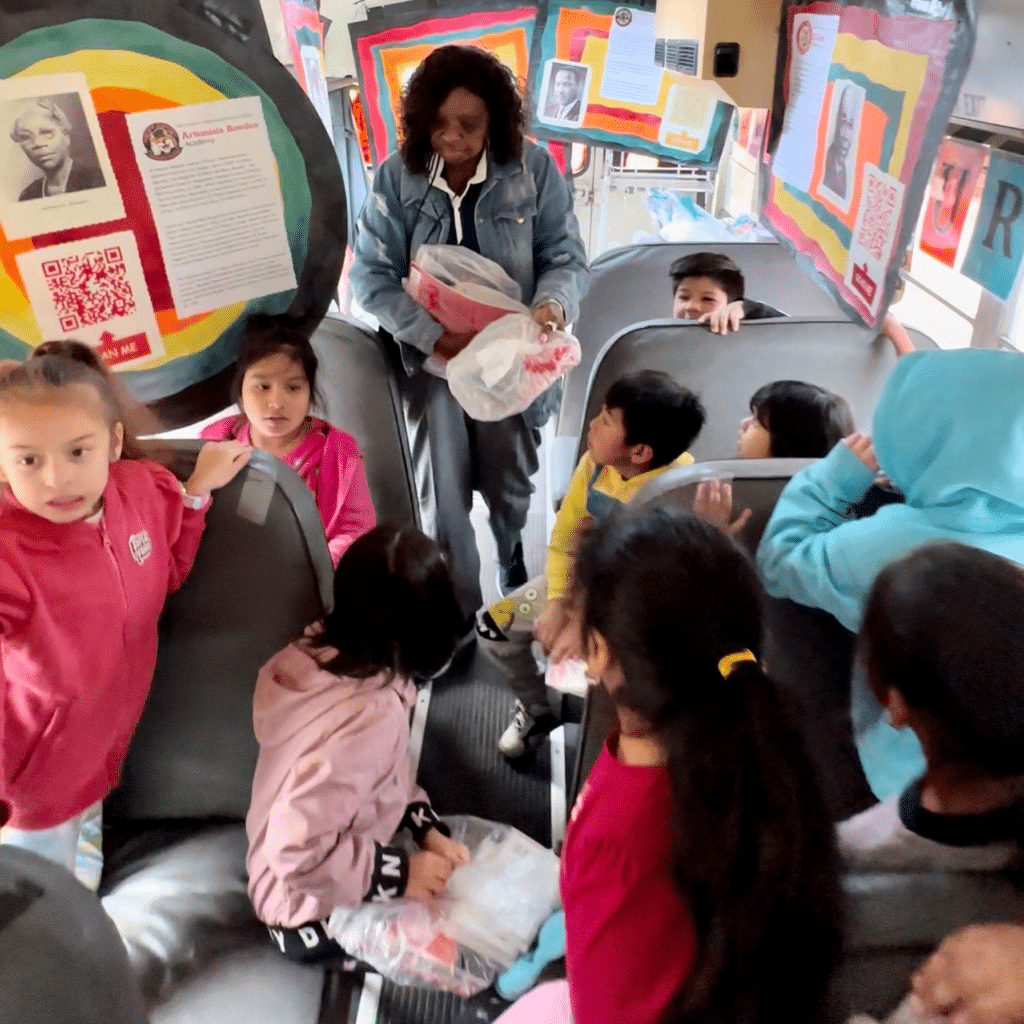 Black History month pop-up museum on wheels