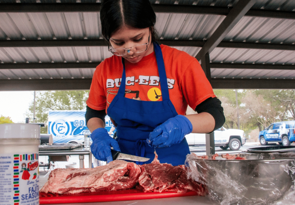 Edgewood ISD Culinary Arts BBQ competition