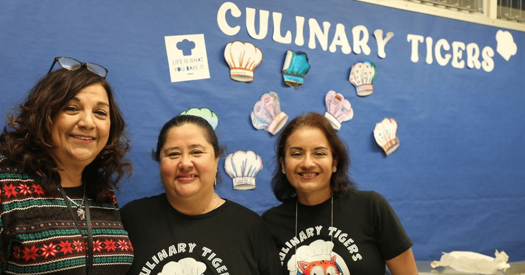 Culinary Tiger teachers pose for a group photo.