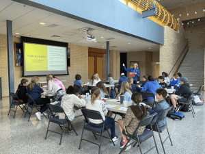 Alamo heights students in meeting