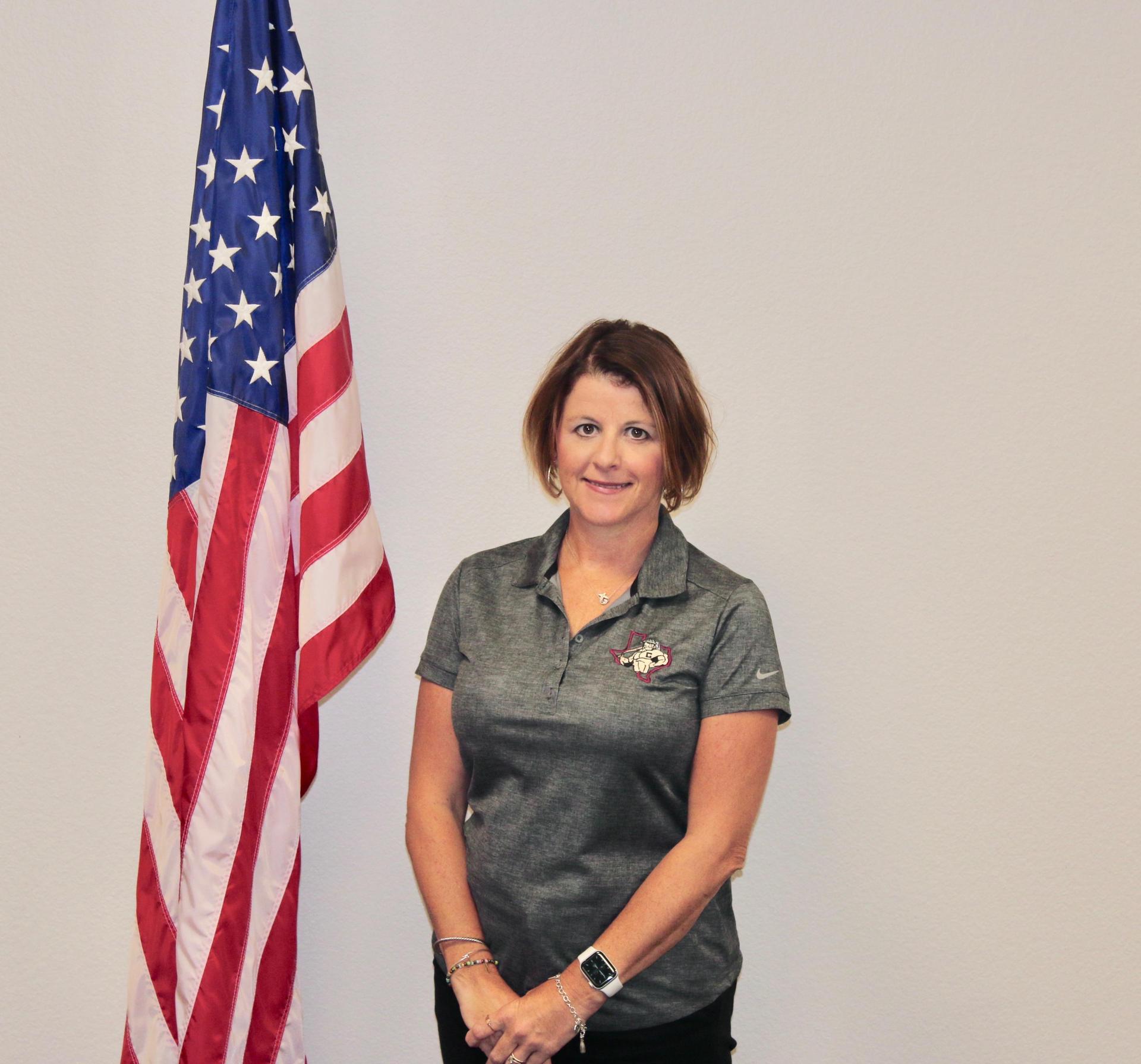 Columbia-Brazoria ISD Board of Trustees Member Becky Danford.