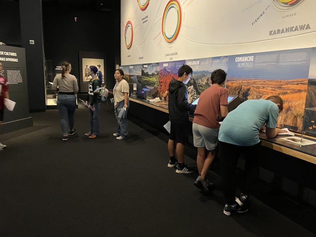 East Central students at museum