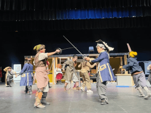 Edgewood students acting