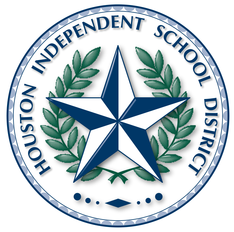 Houston ISD logo.