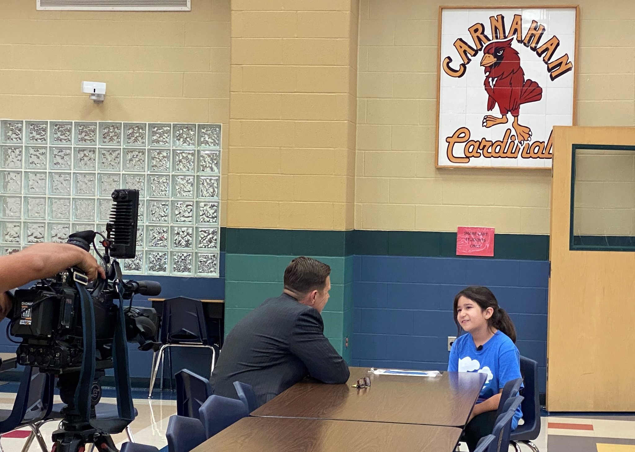 NISD student speaks with News4SA reporter