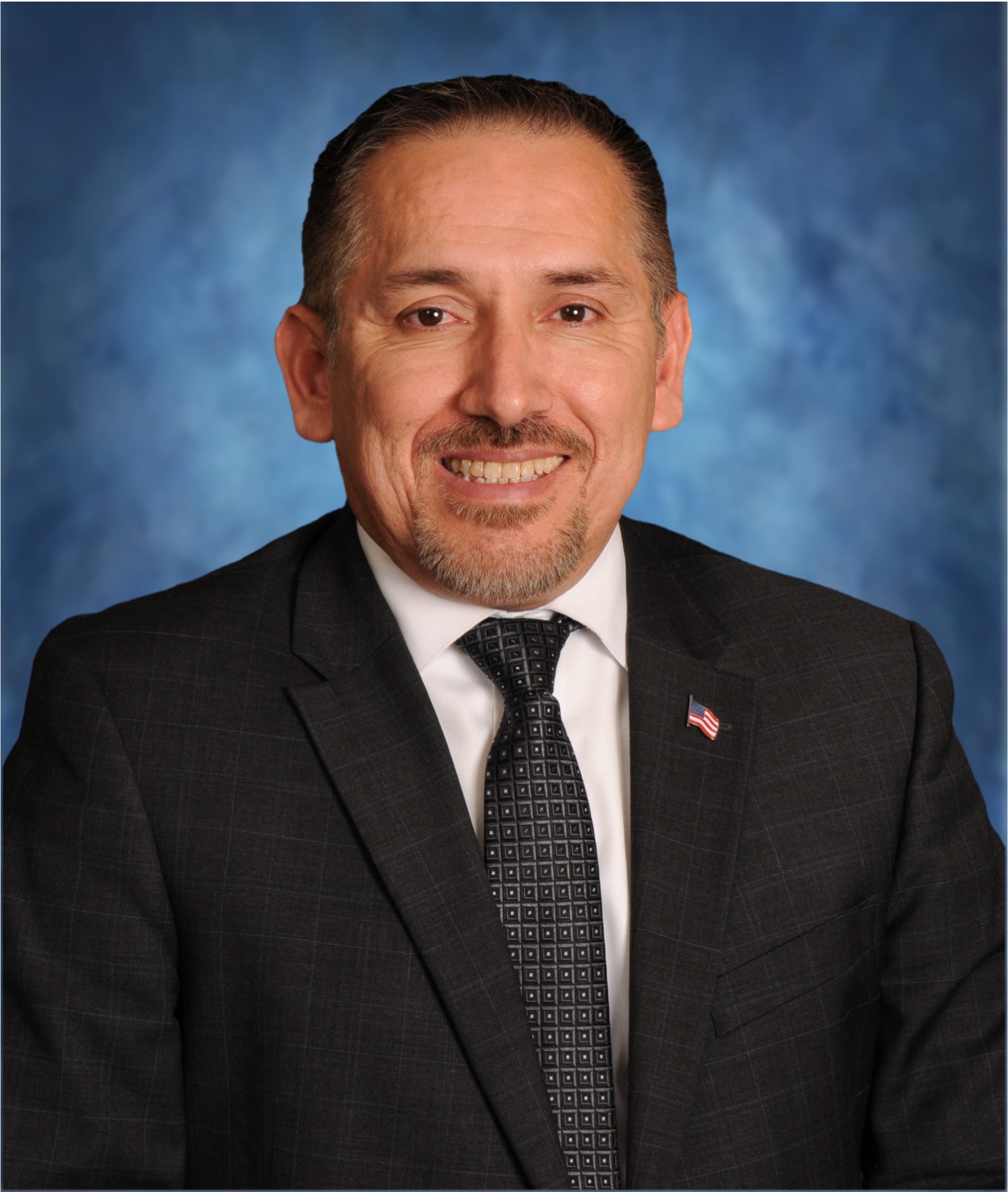 Photo of Stafford MSD Board of Trustees President Manuel Hinojosa.