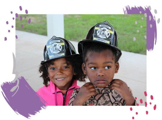 Cleveland Pre-K students got to learn all about fire safety - they even got their own helmet and got to explore the fire truck!