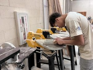 Brazosport ISD Construction Students build CO2 Cars