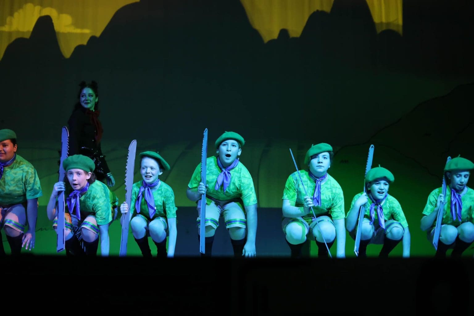 Dickinson ISD students perform in the Seussical production.