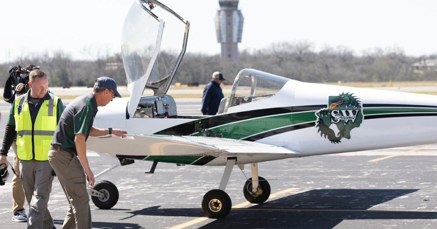 Southwest students and faculty working on Dragon One