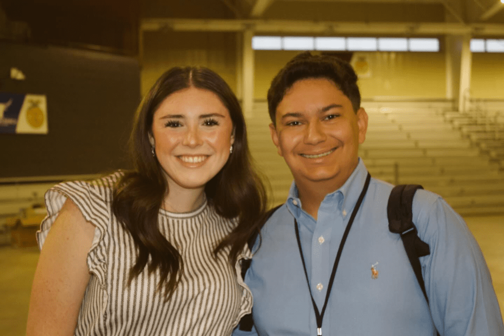 Mattilyn Wagener and Zach Casas co-hosted the event.