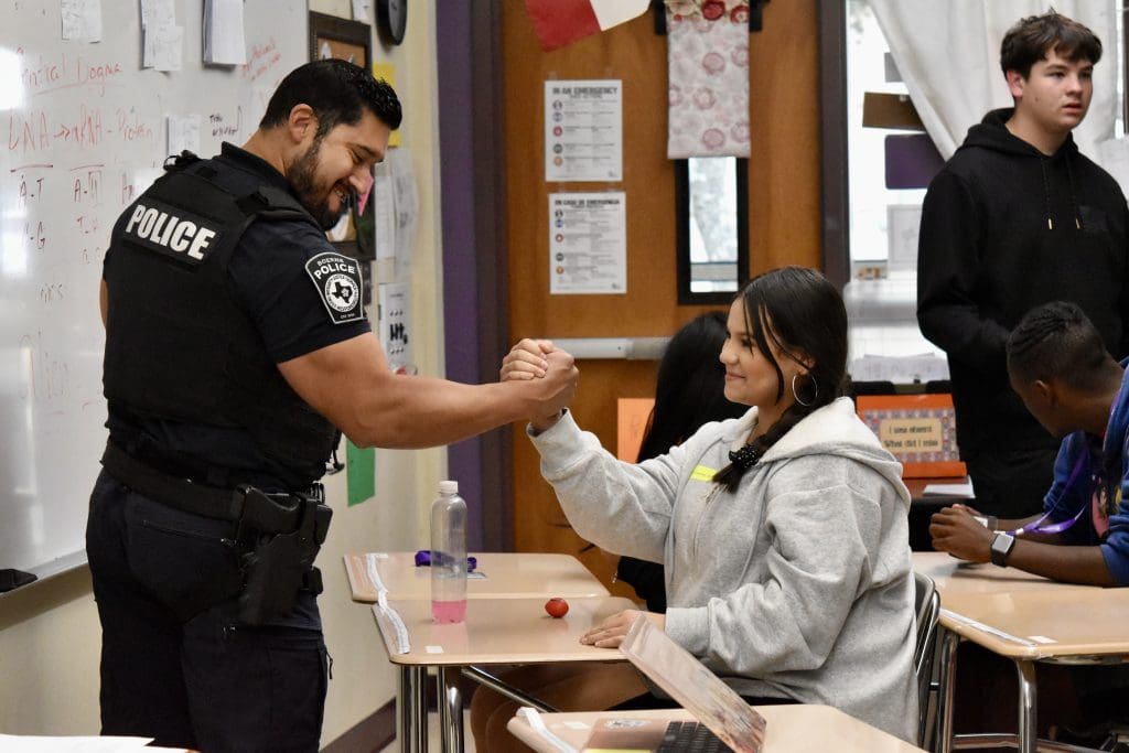 Boerne ISD School Resource Officers bridge the gap between the uniform and the student.