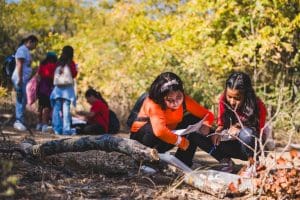 Lewisville ISD students took a trip to LISDOLA for a hands-on learning experience taking learning to the outdoors!