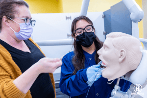 CTE Students in Dental Assisting Program