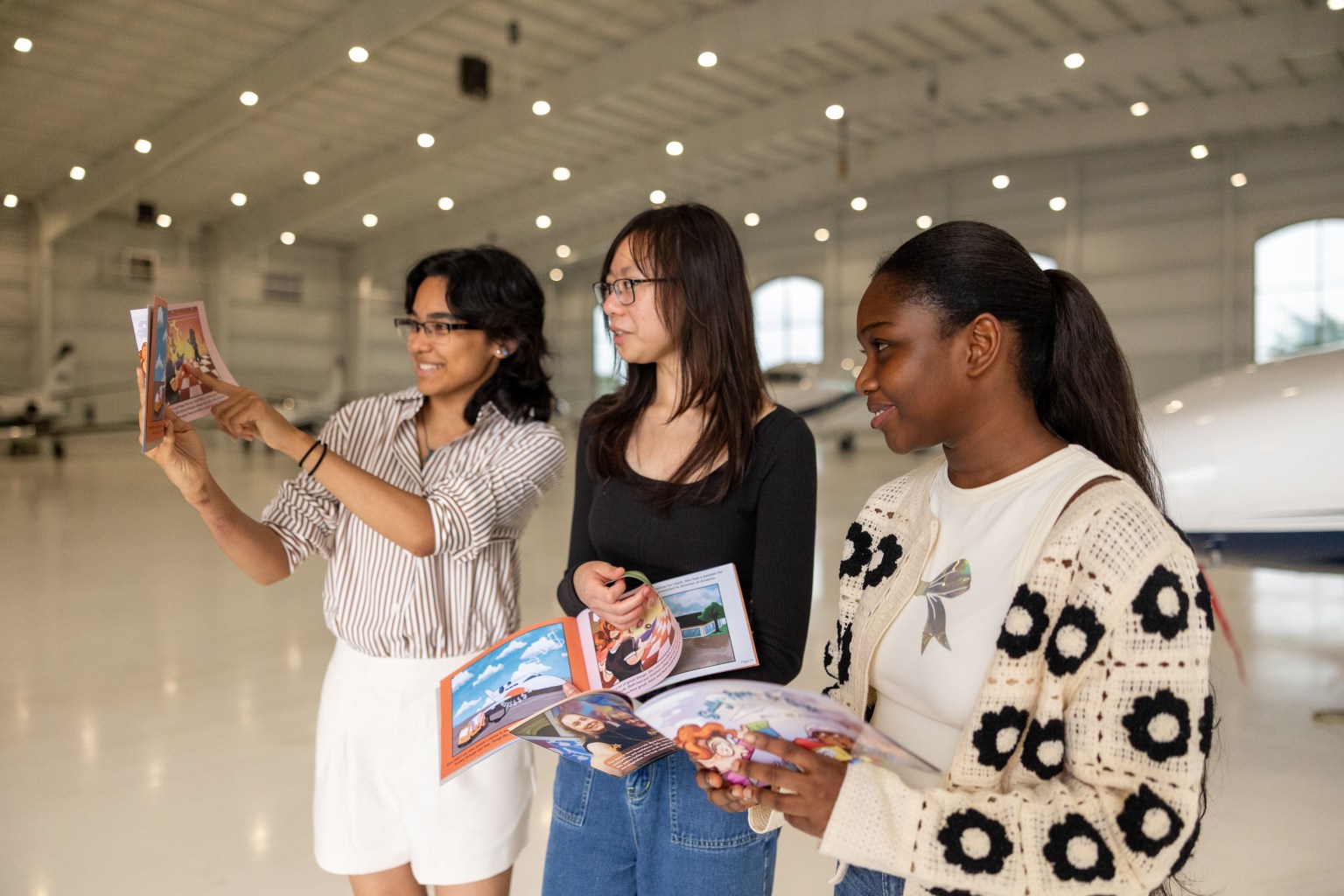 Fort Bend ISD Kempner High School students present children's book