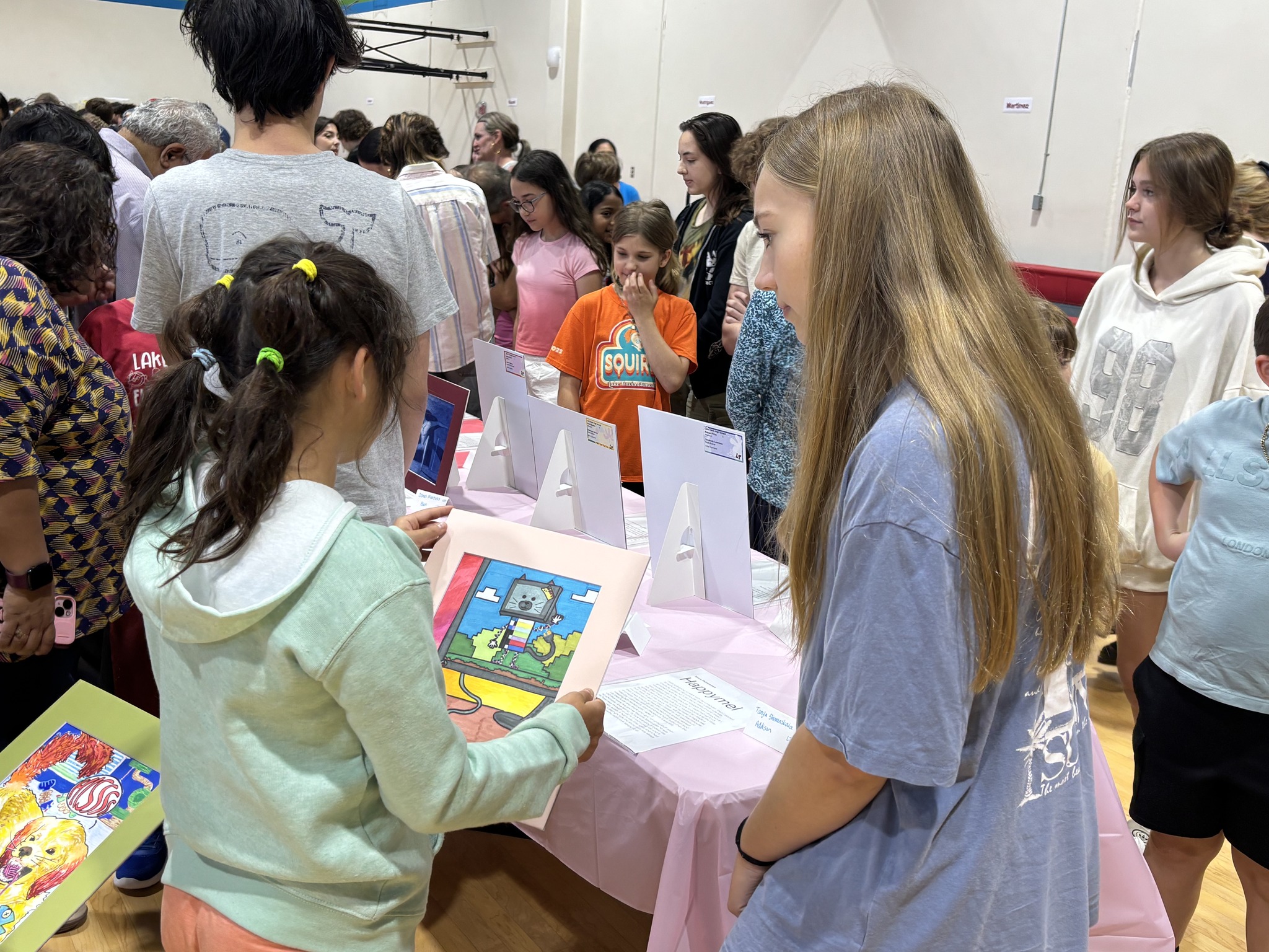 Lake Travis ISD art students