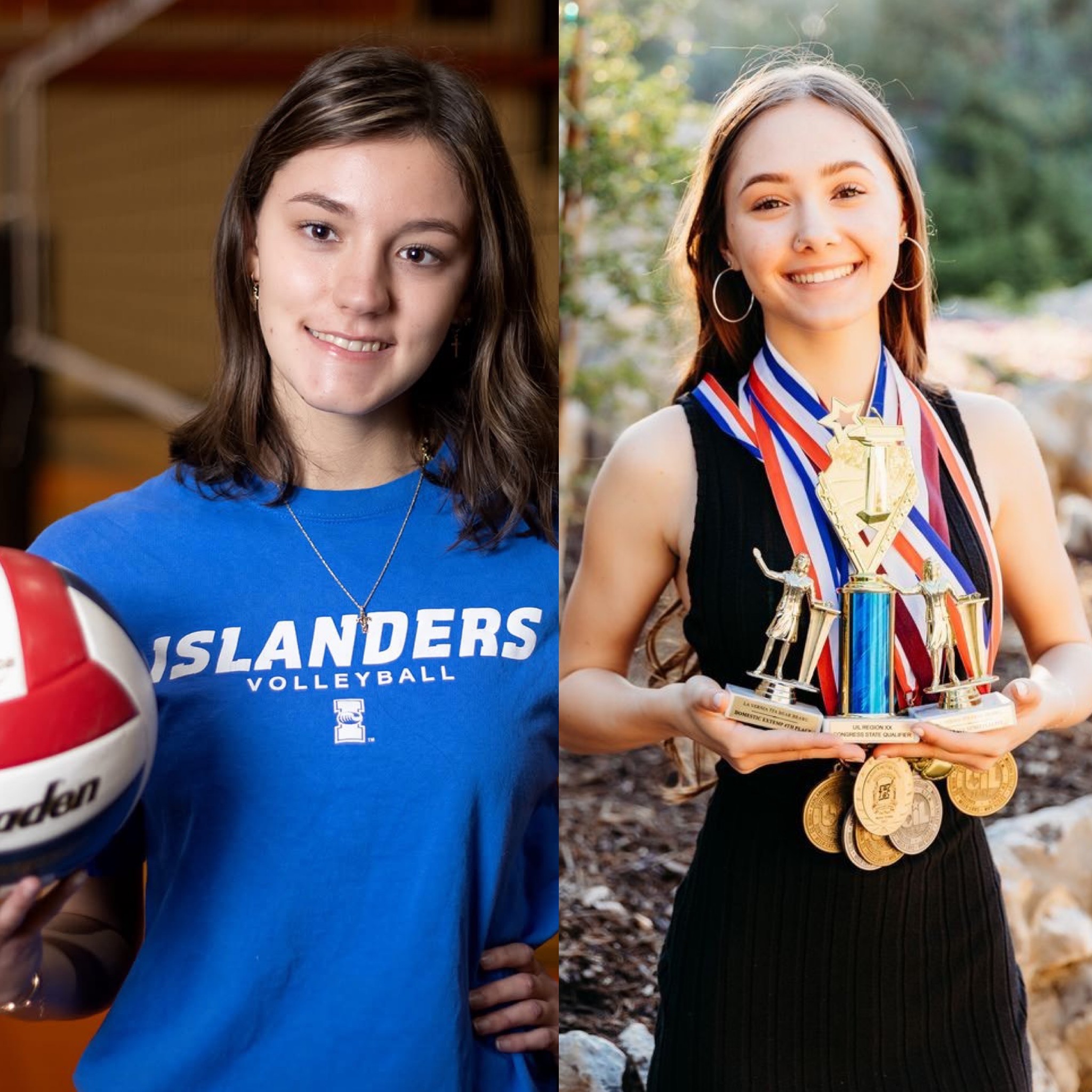 Medina Valley ISD Cara Garcia and Annika Forrest