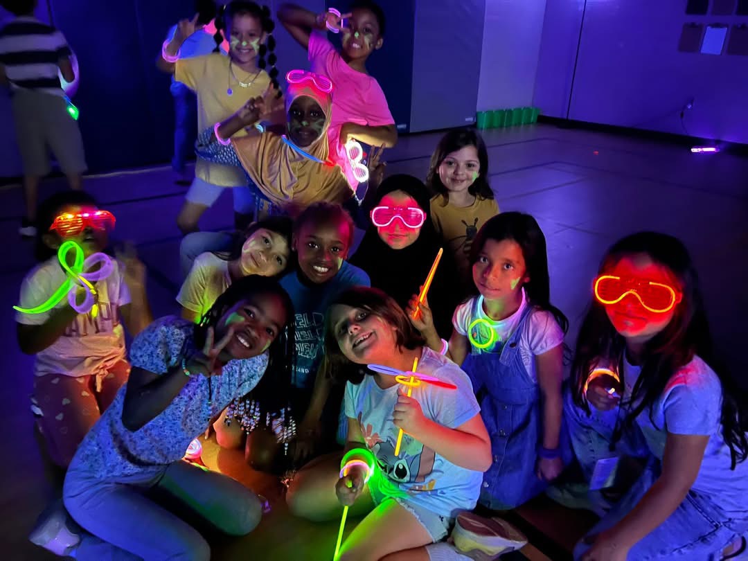 Richardson ISD students at Glow and Grow Party