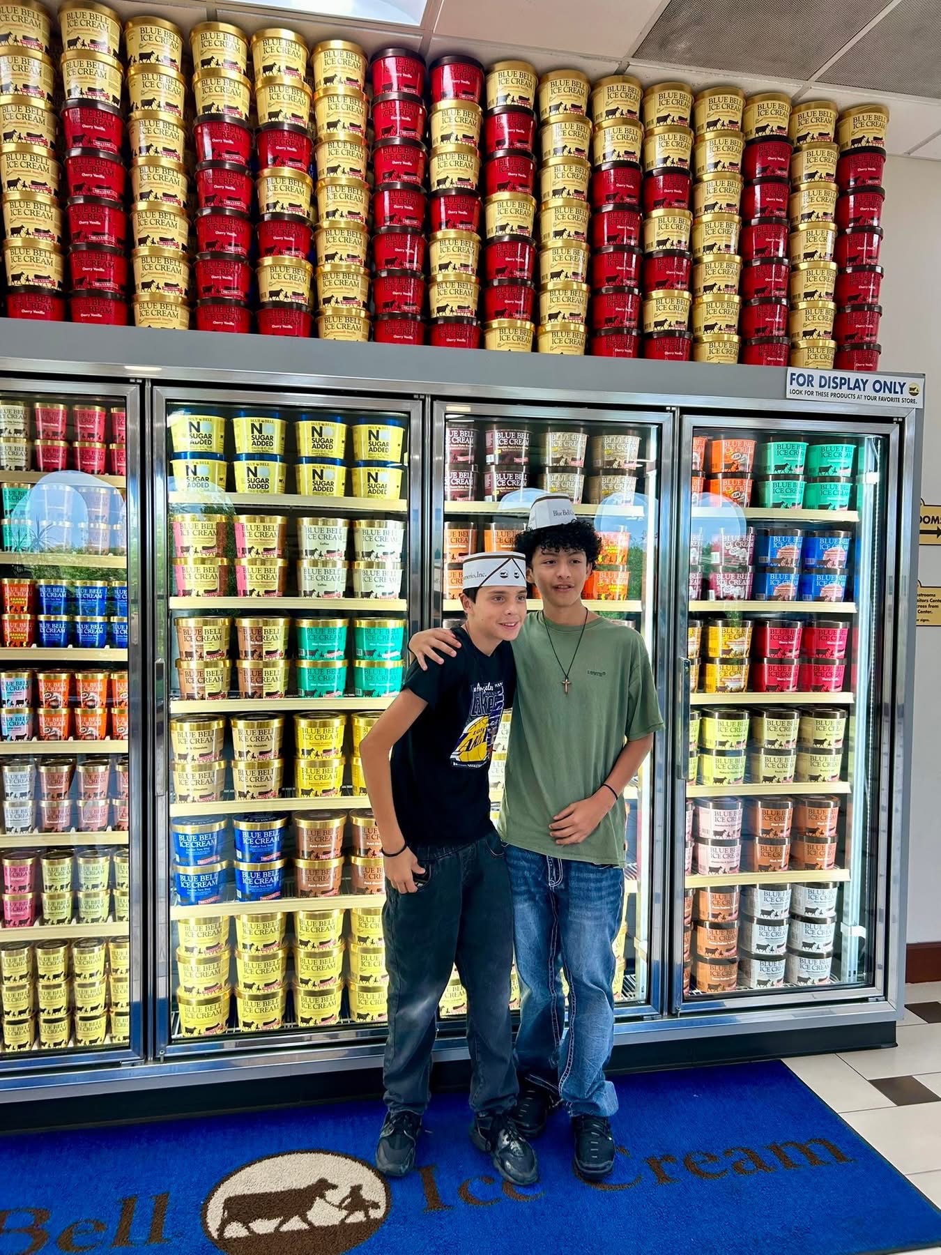 Royal ISD students on the Bluebell Field Trip