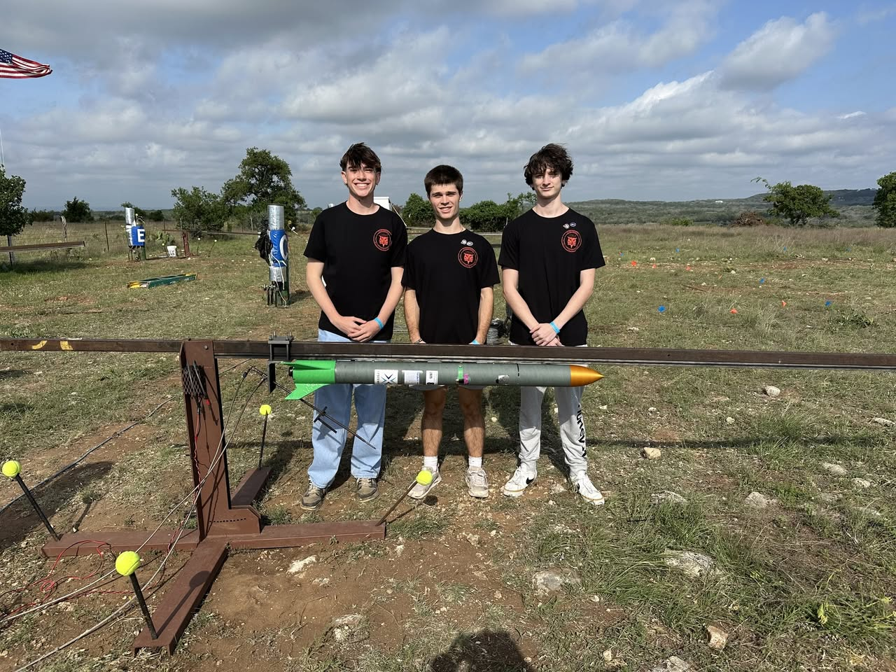 Georgetown rocketry students