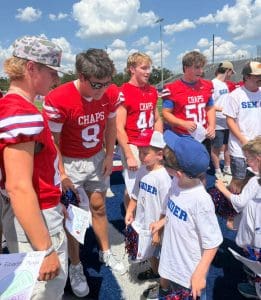 Football Players & Kindergarteners