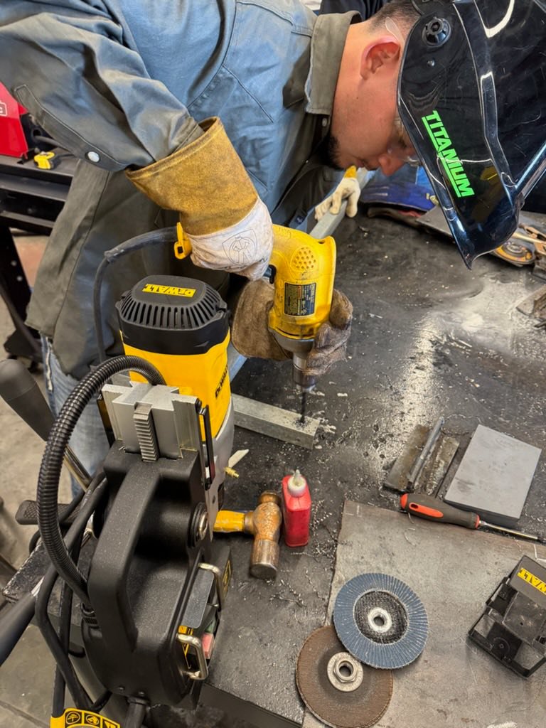 Brazosport student drilling material