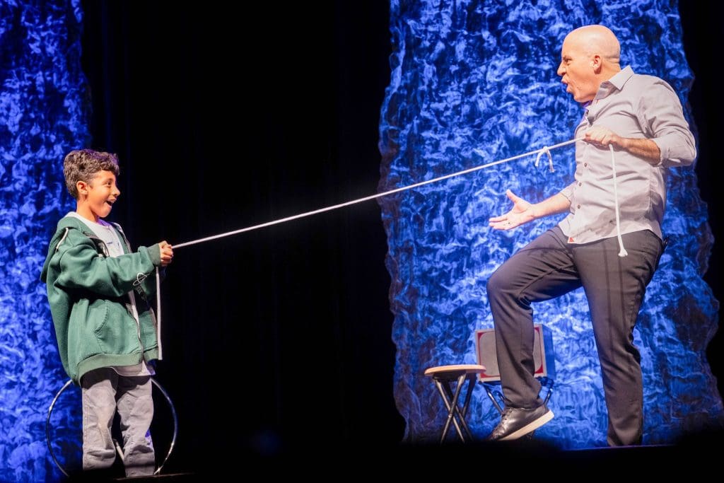 Corsicana student performs demo with Bill Blagg