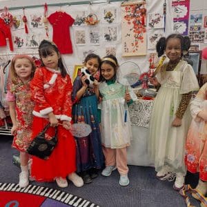 Eanes ISD students in cultural attire
