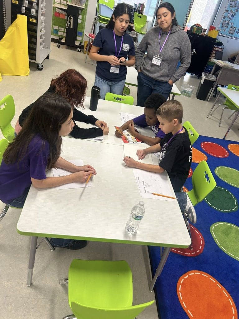 Elgin ISD students collaborating on project