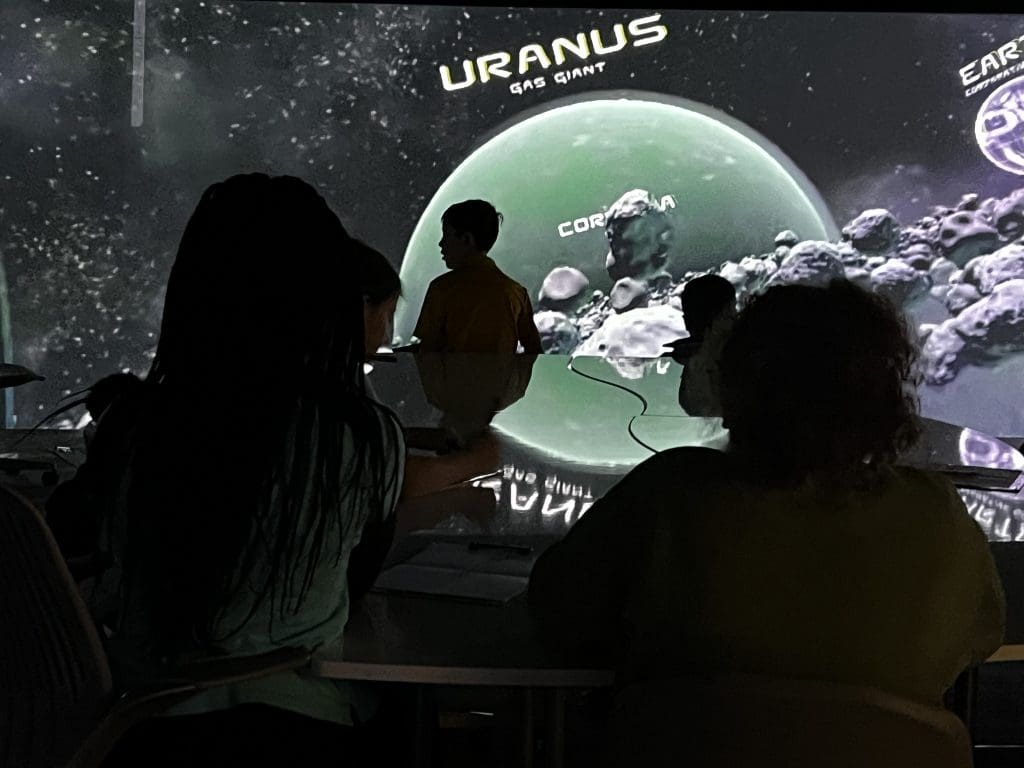 Forney ISD students learning about Uranus