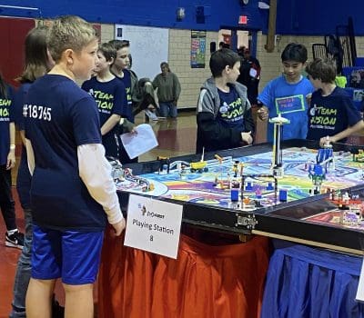 Brazosport ISD Robotics Team Team Fusion in Competition